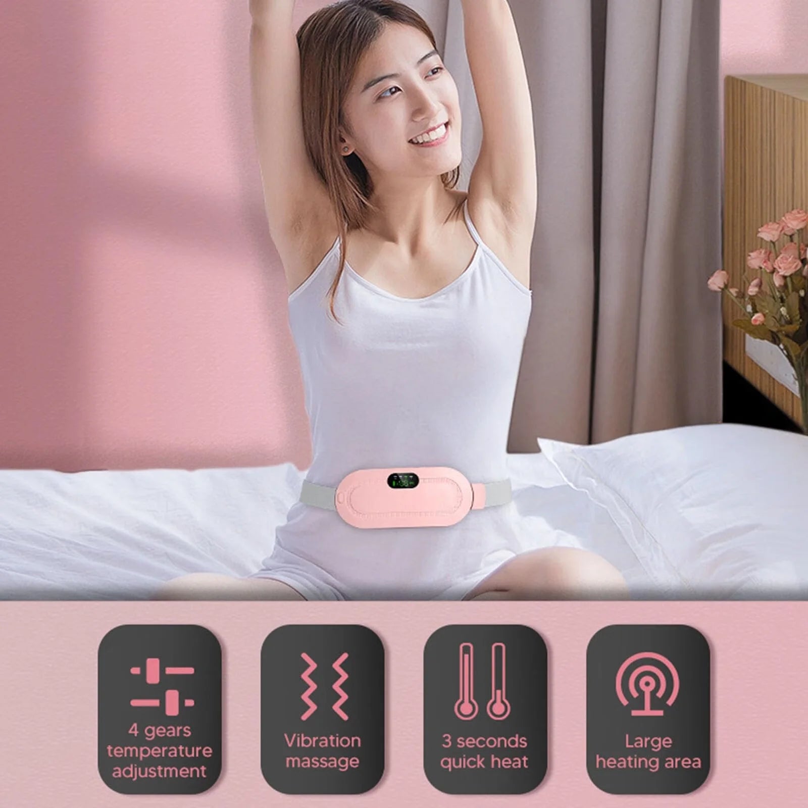 Menstrual Heating Pad Belt – Period Pain Relief