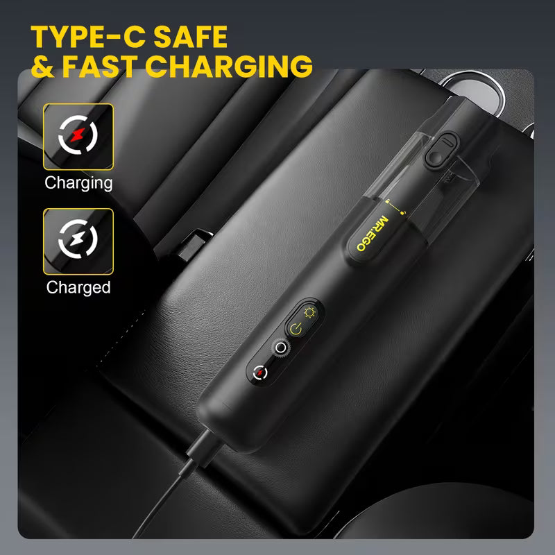 🚗 MR.EGO 4-in-1 Powerful Handheld Car Vacuum 💨