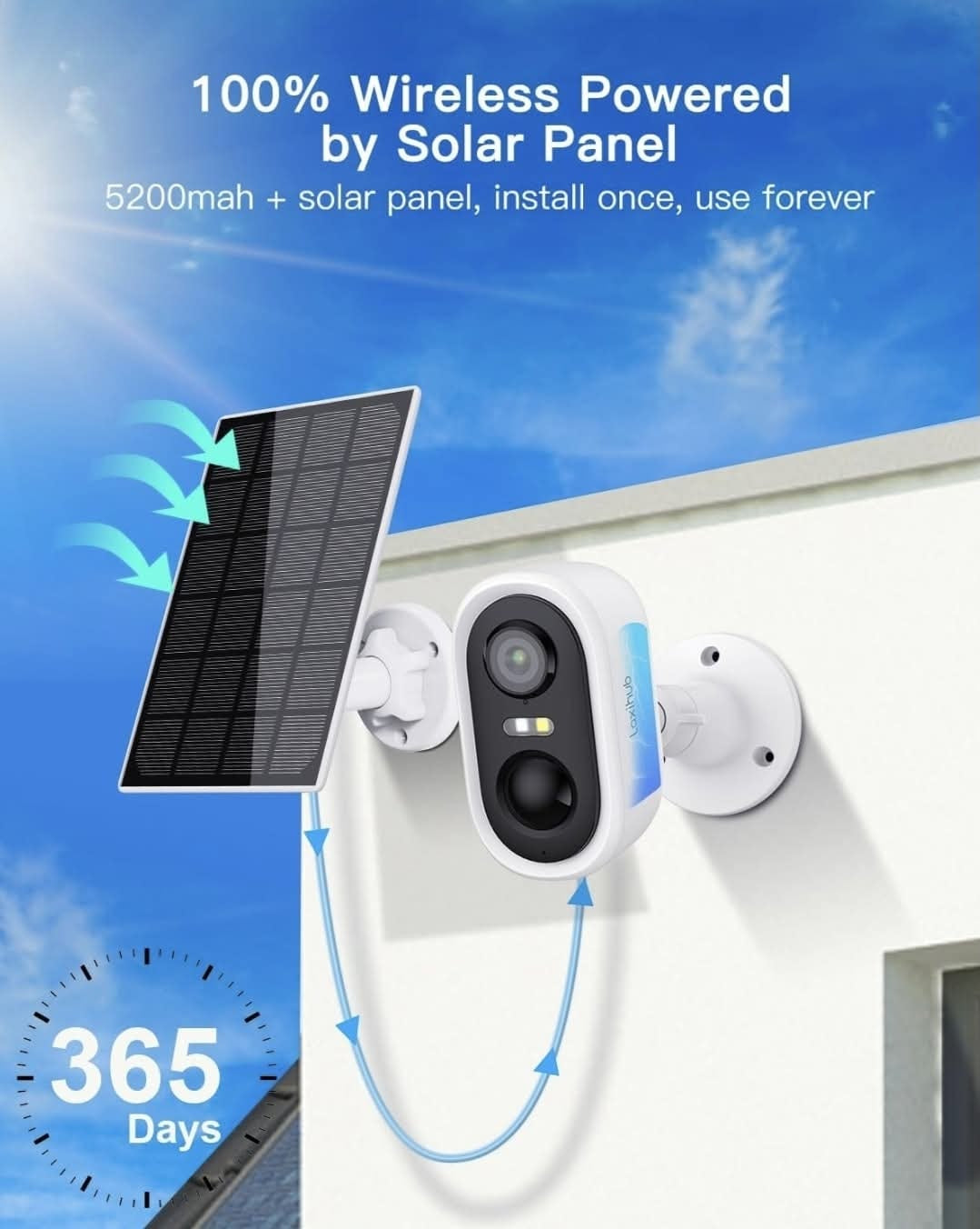 Wireless Outdoor Solar Camera