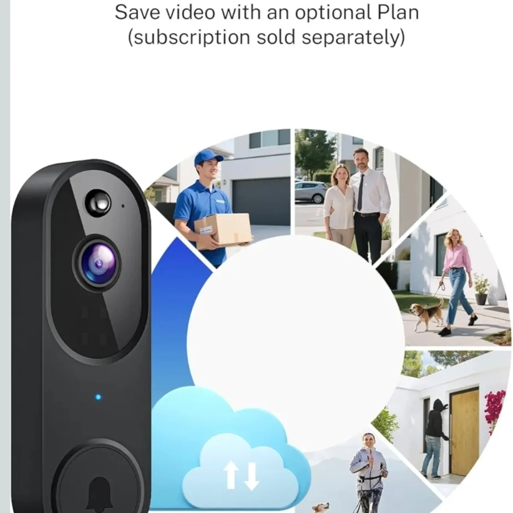 Smart AI Video Doorbell with Two-Way Talk