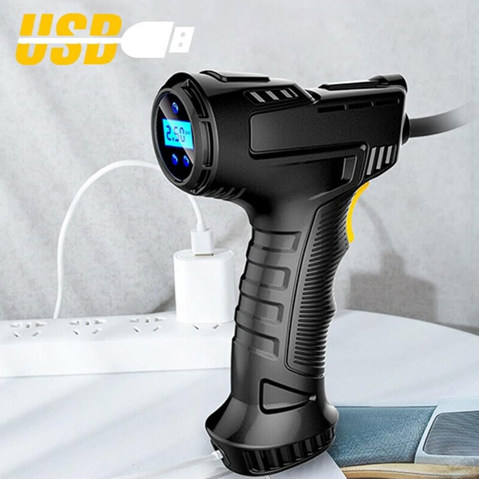 🚗 120W Wireless Car Tire Inflator 💨