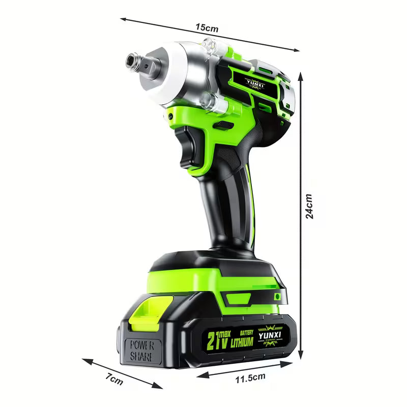 🔩 21V Brushless Impact Wrench & Socket Set
