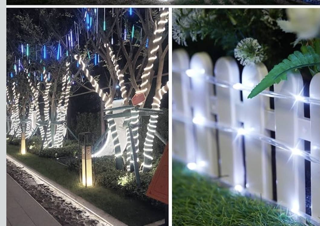 Solar 100 LED Garden & Outdoor Lights