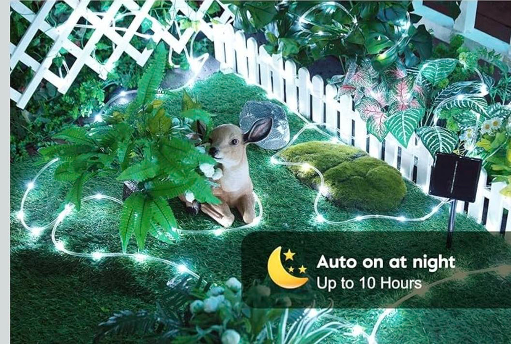 Solar 100 LED Garden & Outdoor Lights