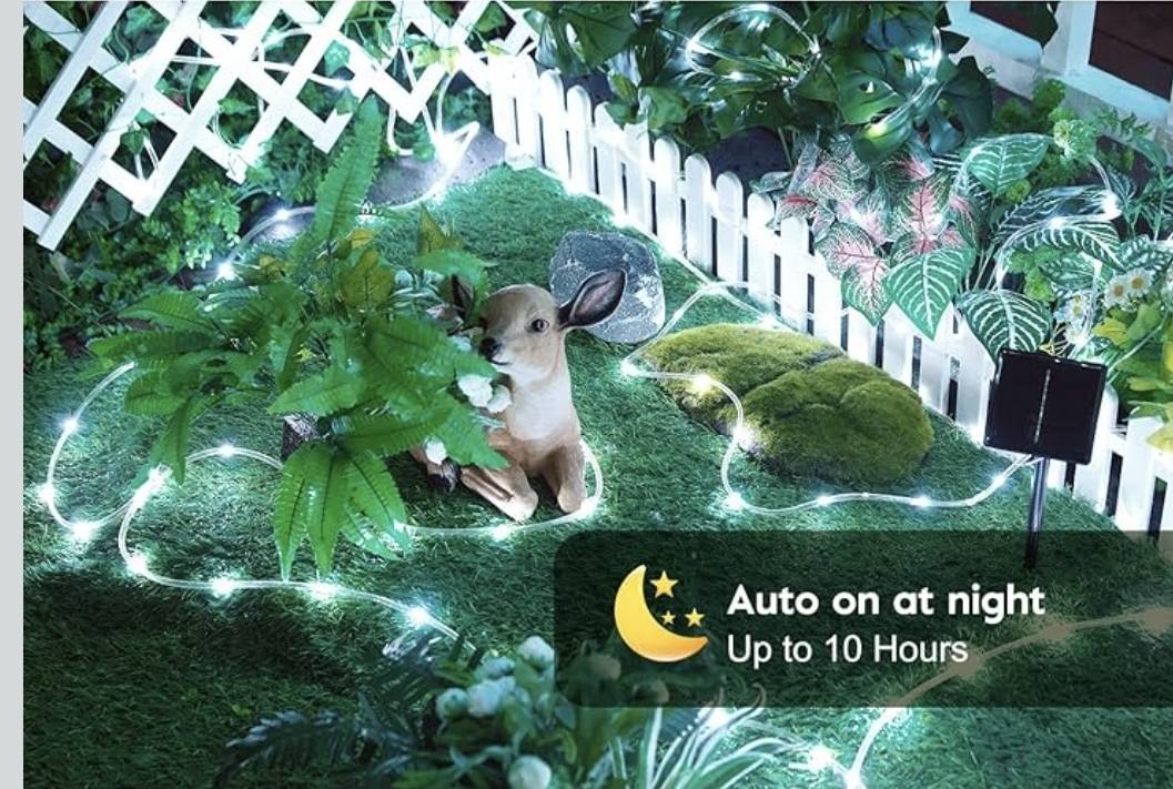 Solar 100 LED Garden & Outdoor Lights