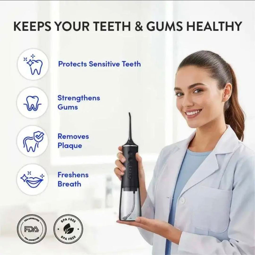 💧 300ML Cordless Water Dental Flosser 🦷✨