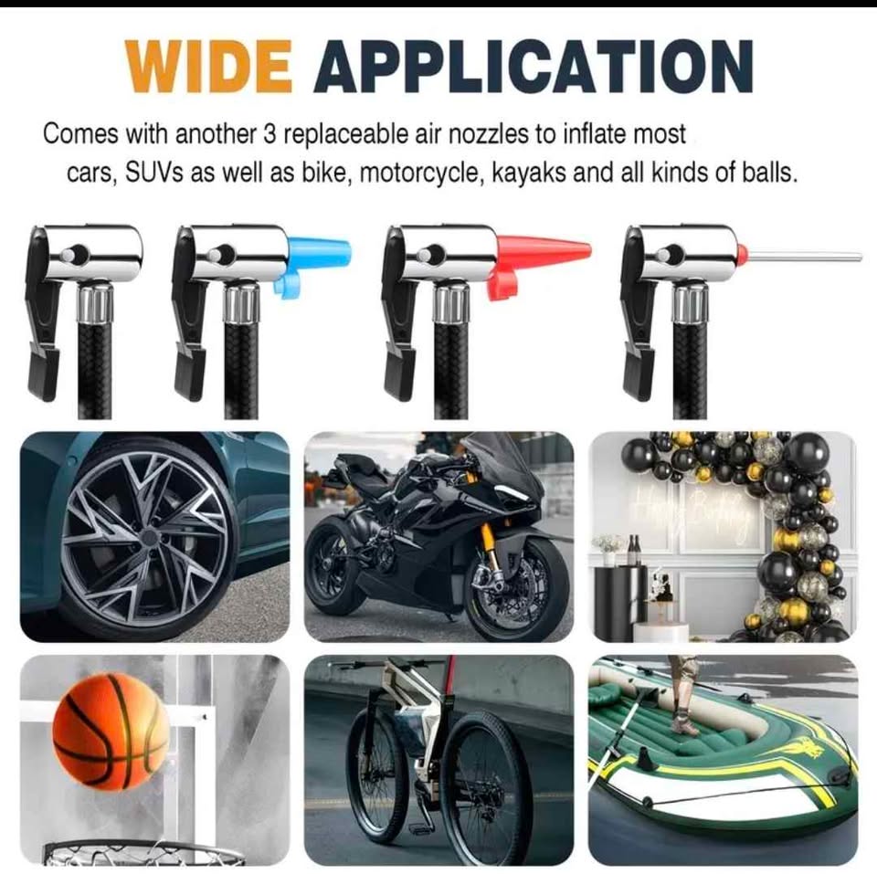 🚗 120W Wireless Car Tire Inflator 💨