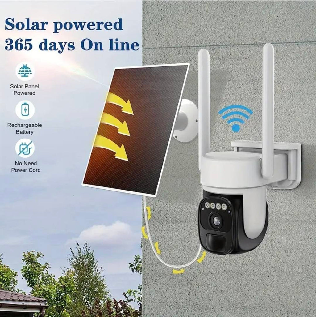 ✨  2K  Wireless 360°  Solar Security Camera ✨