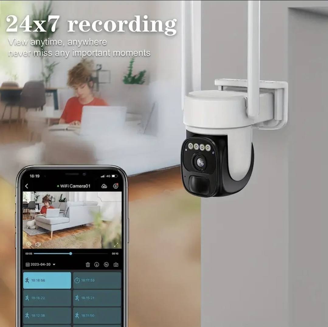 ✨  2K  Wireless 360°  Solar Security Camera ✨