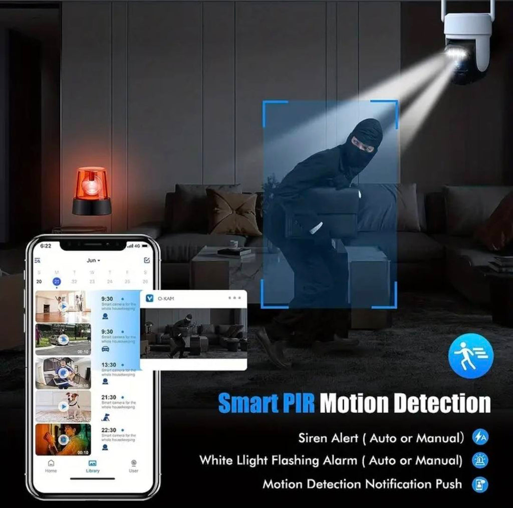 ✨  2K  Wireless 360°  Solar Security Camera ✨