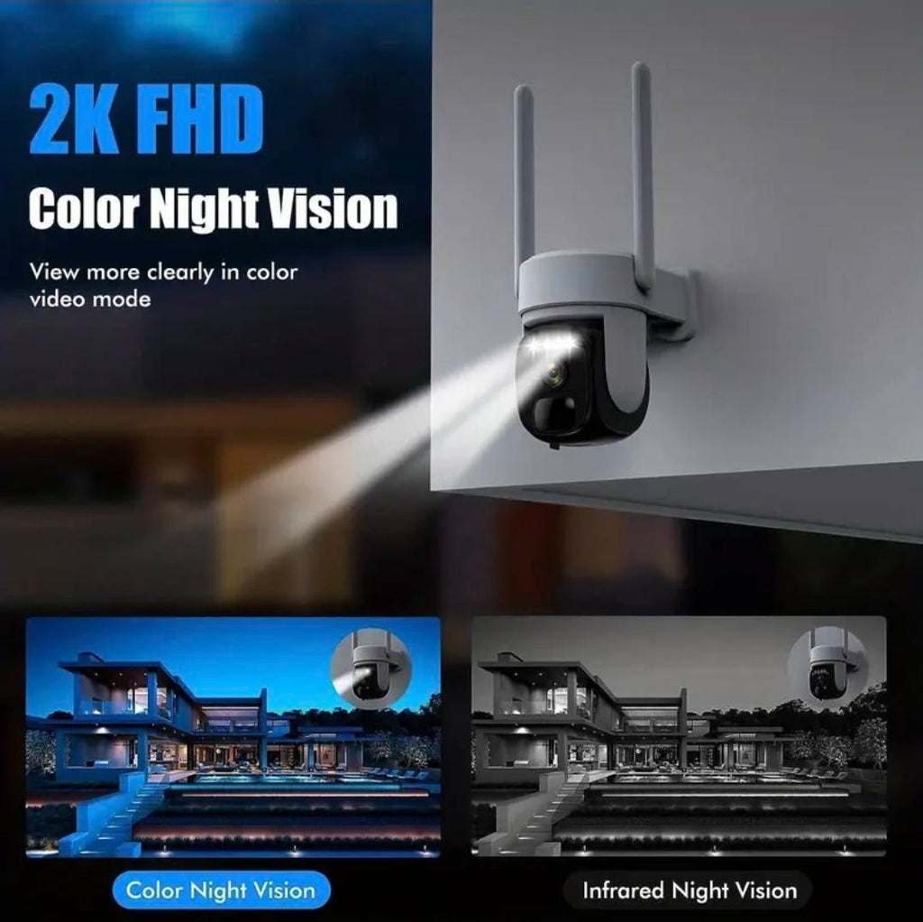 ✨  2K  Wireless 360°  Solar Security Camera ✨