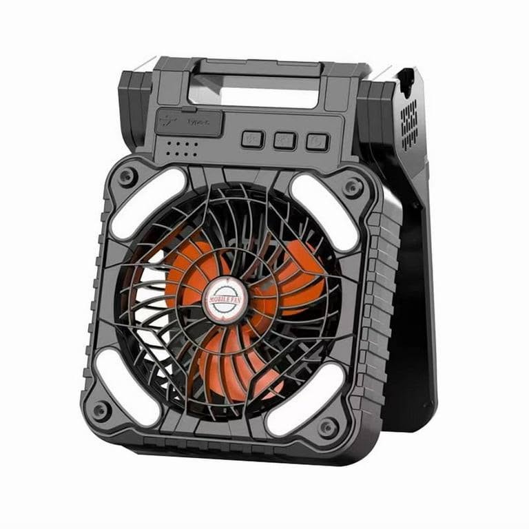 3-in-1 Rechargeable Solar Camping Fan | LED Lantern & Power Bank