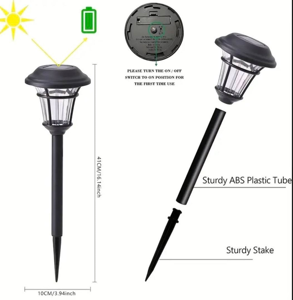 LED Solar Pathway/Garden Lights -White Color