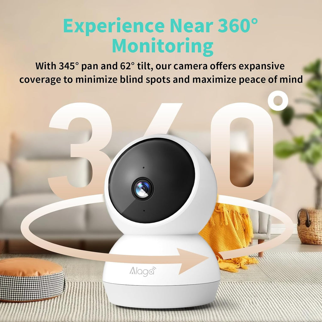 🛡️ Alaga 3MP Dual-Band Indoor Security Camera 📹