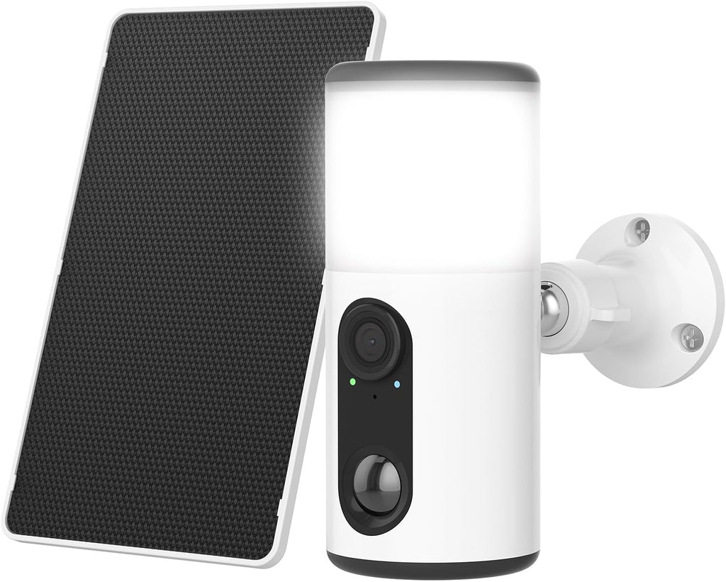 🎥 2K Solar Floodlight Security Camera