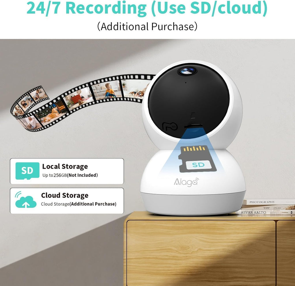 🛡️ Alaga 3MP Dual-Band Indoor Security Camera 📹