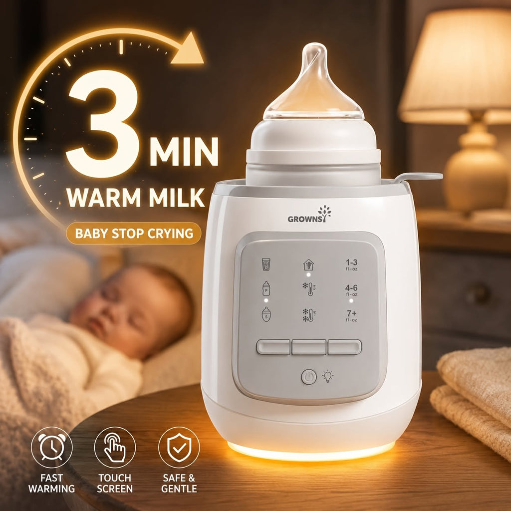 🍼 Grownsy 9-in-1 Baby Bottle Warmer