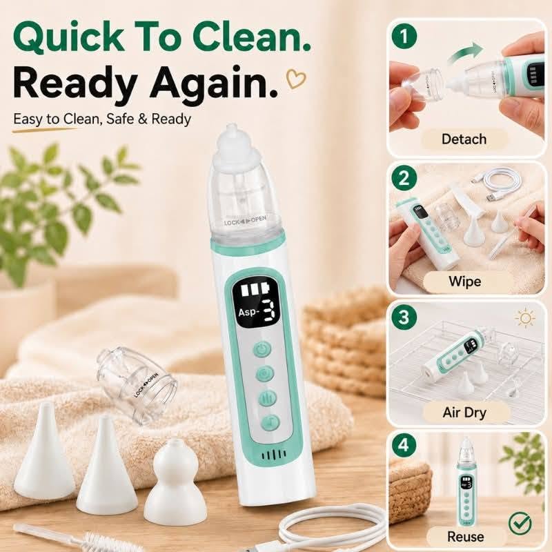 BreatheEasy™ Electric Baby Nasal Aspirator