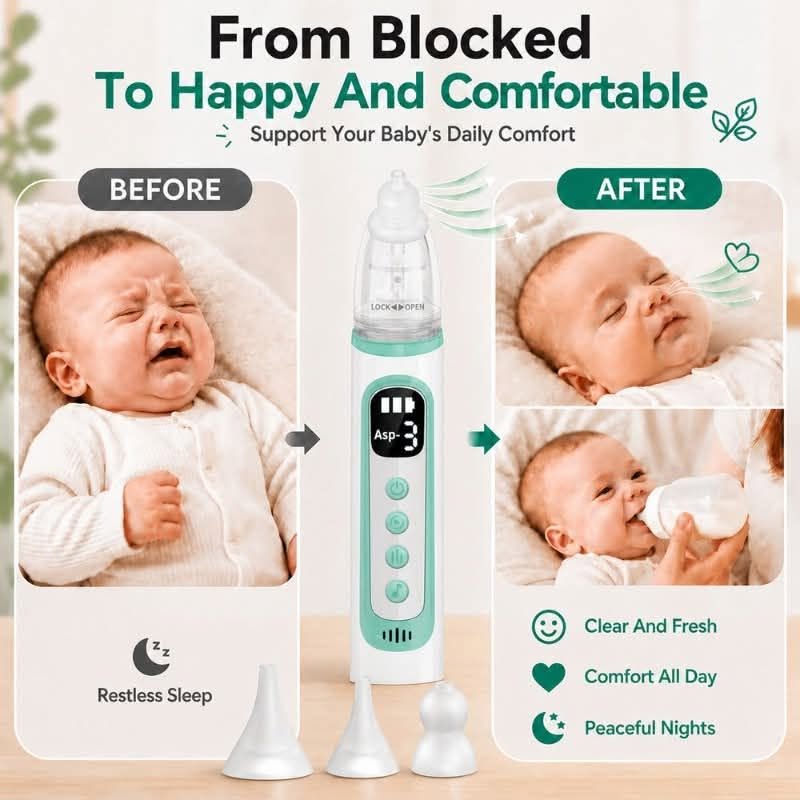BreatheEasy™ Electric Baby Nasal Aspirator