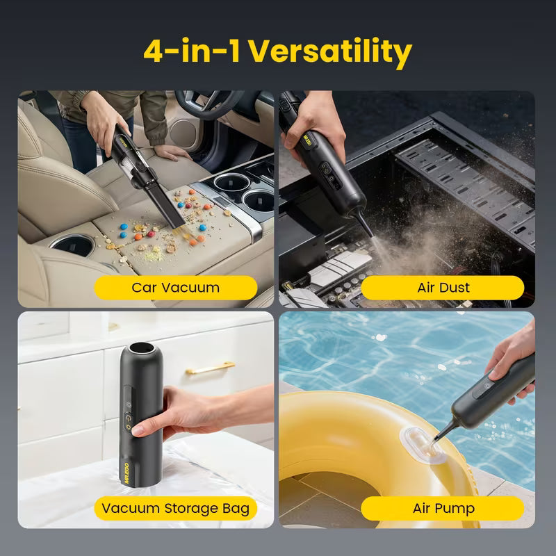 🚗 MR.EGO 4-in-1 Powerful Handheld Car Vacuum 💨